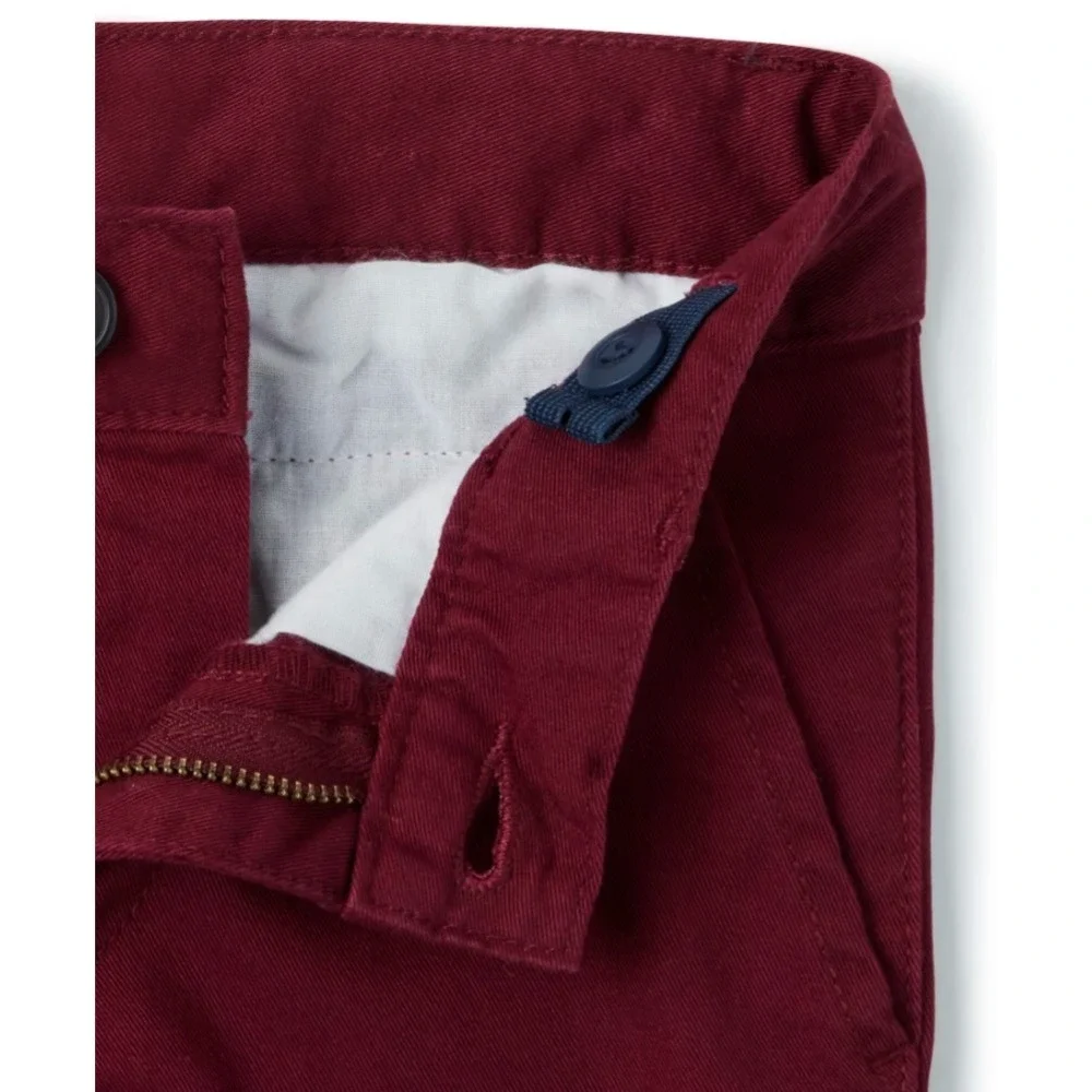 Youth Boys The Children's Place Burgundy Dressy Type Pants Size 5